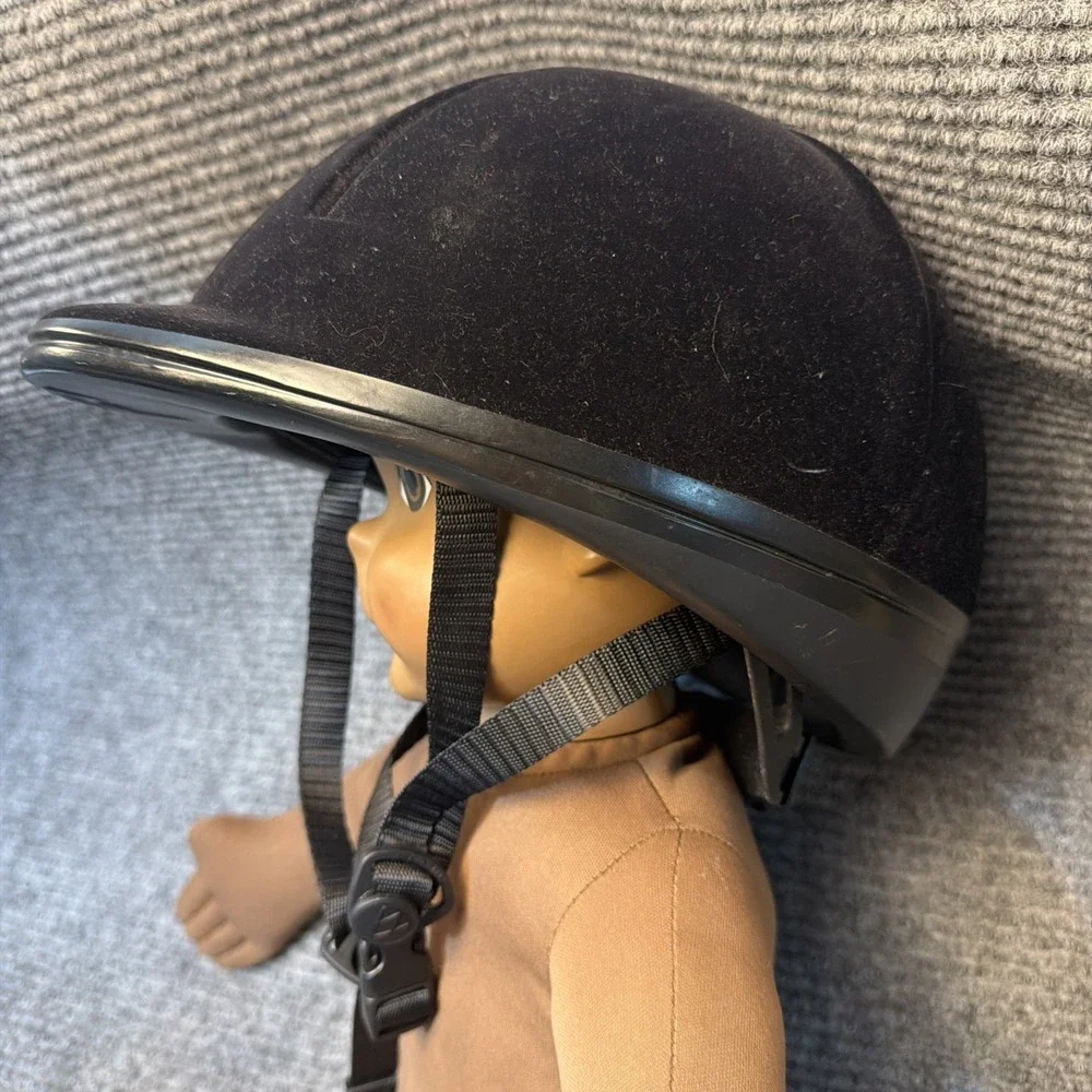 DEVON-AIRE Aegis Model K-3 Riding Helmet~ Size X-small, VelvetBlack Adjustable.